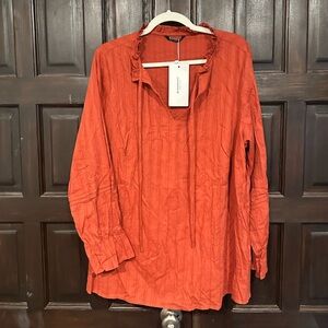 BNWT Bloomchic Rust Orange Tunic
